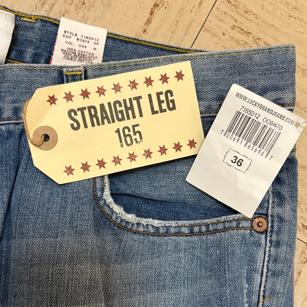 Lucky Brand Classic Blue Men's Jeans Size 36 - Picture 15 of 16